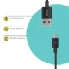 Дата кабель USB 2.0 AM to USB-C 2.0m black Piko (1283126493850) Дата кабель USB 2.0 AM to USB-C 2.0m black Piko (1283126493850)