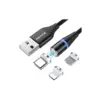 Дата кабель USB 2.0 AM to Lightning + Micro 5P + USB-C 1.0m Magnetic ColorWay (CW-CBUU038-BK) Дата кабель USB 2.0 AM to Lightning + Micro 5P + USB-C 1.0m Magnetic ColorWay (CW-CBUU038-BK)