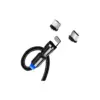 Дата кабель USB 2.0 AM to Lightning + Micro 5P + USB-C 1.0m Magnetic Ro ColorWay (CW-CBUU037-BK) Дата кабель USB 2.0 AM to Lightning + Micro 5P + USB-C 1.0m Magnetic Ro ColorWay (CW-CBUU037-BK)