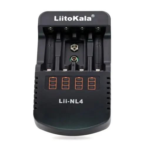 Зарядний пристрій для акумуляторів Liitokala 4 Slots, LED, Li-ion/Ni-MH/Ni-Cd/AA/ААA/AAAA/С (Lii-NL4) Зарядний пристрій для акумуляторів Liitokala 4 Slots, LED, Li-ion/Ni-MH/Ni-Cd/AA/ААA/AAAA/С (Lii-NL4)