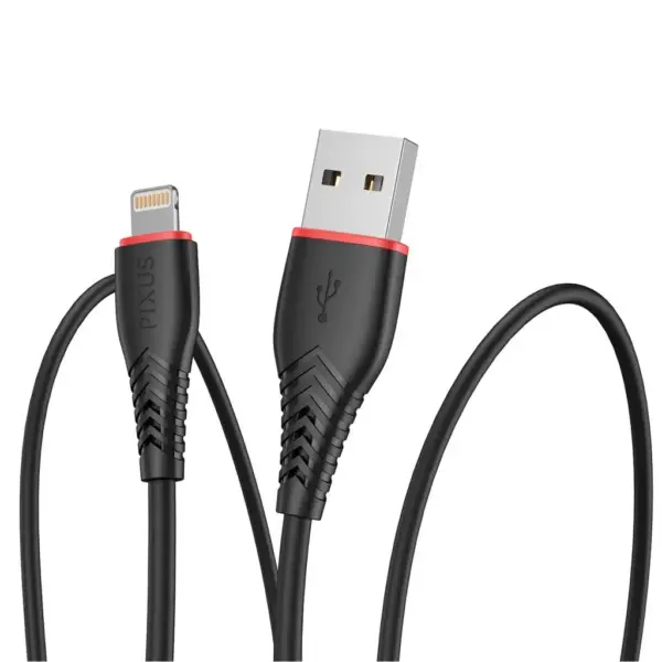 Дата кабель USB 2.0 AM to Lightning 1.0m Start Pixus (4897058531350)