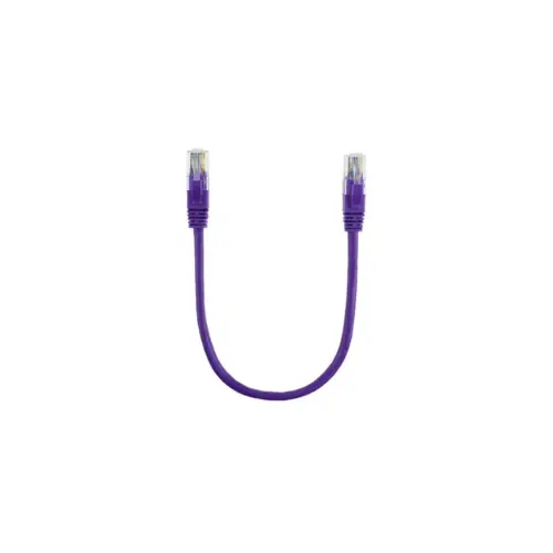 Патч-корд 0.5м, UTP, cat.5e, CU, violet Ritar (PCR-CU/0.5Pe / 14089)