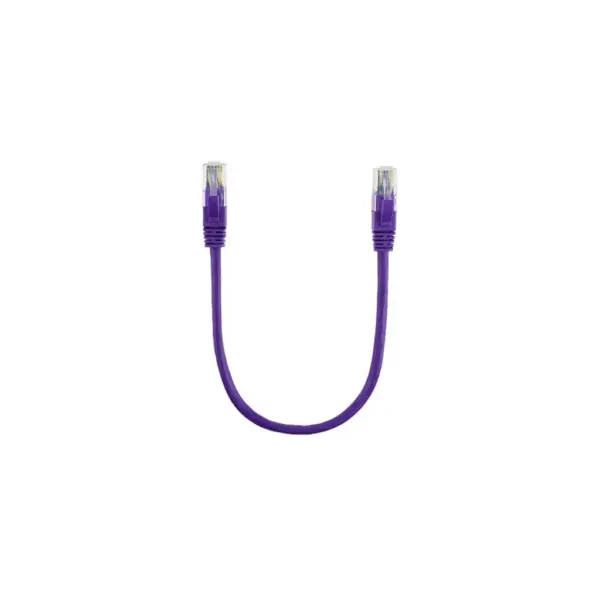 Патч-корд 0.5м, UTP, cat.5e, CU, violet Ritar (PCR-CU/0.5Pe / 14089)