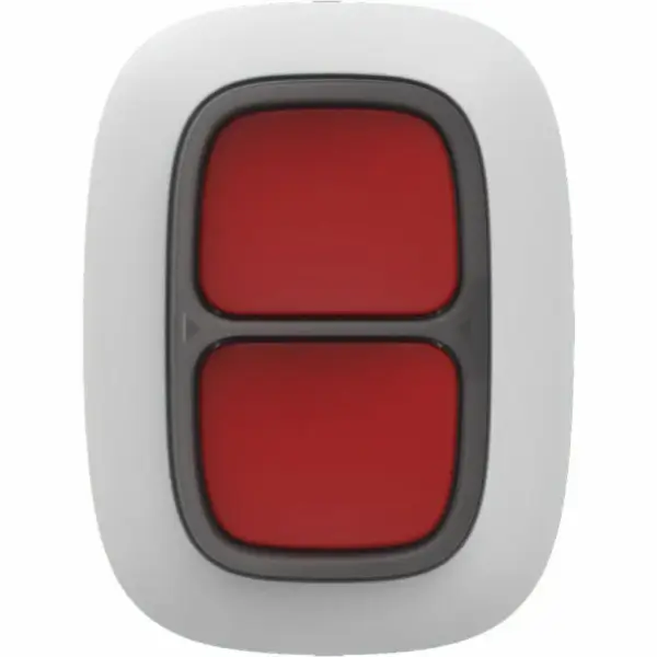 Кнопка тривоги Ajax DoubleButton white
