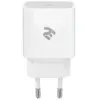 Зарядний пристрій 2E USB-C Wall Charger PD3.0 DC5V/3A, 20W, white (2E-WC1USBC20W-W)