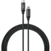 Дата кабель USB-C to USB-C 1.0m 100W E-Mark Chip Nylon Vinga (VCPCTC100BK) Дата кабель USB-C to USB-C 1.0m 100W E-Mark Chip Nylon Vinga (VCPCTC100BK)