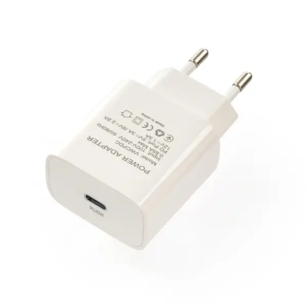 Зарядний пристрій Vinga PD Type-C 20W Charger white (VWCPDC) Зарядний пристрій Vinga PD Type-C 20W Charger white (VWCPDC)