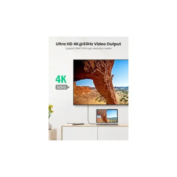Дата кабель USB-C to USB-C 1.0m USB3.1 Gen2 US355 5A Alum. (Black) Ugreen (80150)