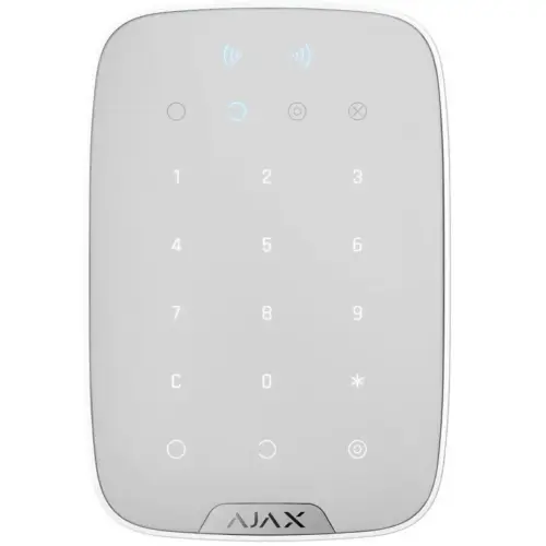 Клавіатура до охоронної системи Ajax KeyPad Plus біла