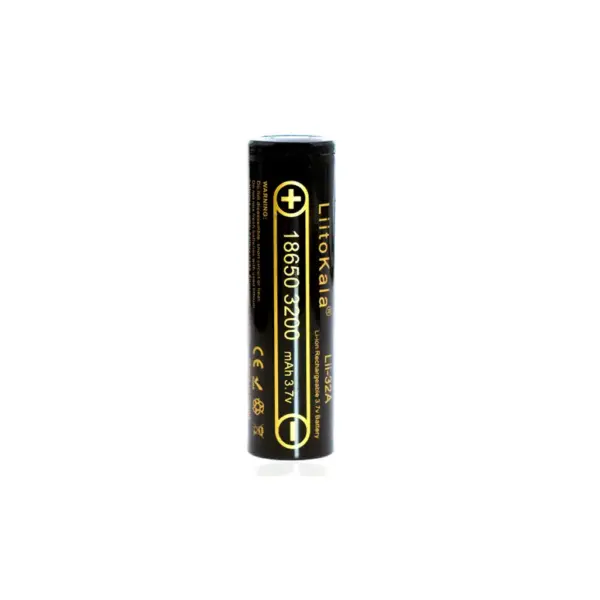 Акумулятор 18650 3200mAh Li-Ion, (3050-3350mah), 3.7V (2.75-4.2V), Blac Liitokala (Lii-32A) Акумулятор 18650 3200mAh Li-Ion, (3050-3350mah), 3.7V (2.75-4.2V), Blac Liitokala (Lii-32A)