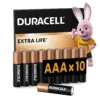 Батарейка Duracell AAA лужні 10 шт. в упаковці (5002509/5006462)