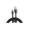 Дата кабель USB 2.0 AM to Micro 5P 2.0m 1.5A grey-black Baseus (CAMKLF-CG1) Дата кабель USB 2.0 AM to Micro 5P 2.0m 1.5A grey-black Baseus (CAMKLF-CG1)