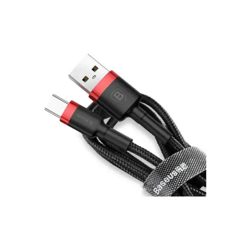 Дата кабель USB 2.0 AM to USB-C 2.0m 2A red-black Baseus (CATKLF-C91) Дата кабель USB 2.0 AM to USB-C 2.0m 2A red-black Baseus (CATKLF-C91)