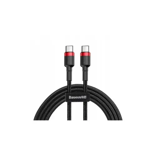 Дата кабель USB-C to USB-C 1.0m USB 3.1 3A red Baseus (CATKLF-G91)