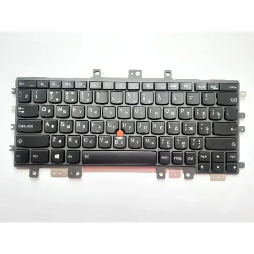 Клавіатура ноутбука Lenovo ThinkPad X1 Helix2 черн с черн с подсв ТП UA (A46202)