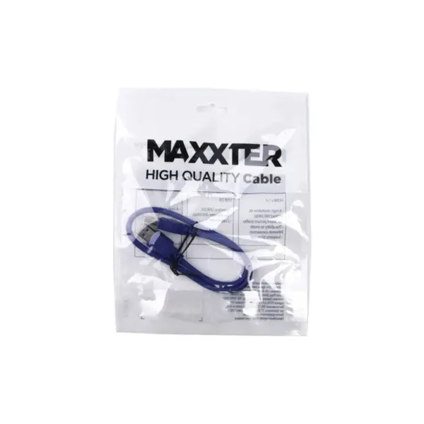 Дата кабель USB 3.0 AM/АM 0.5m Maxxter (U-AMAM3-0,5m)
