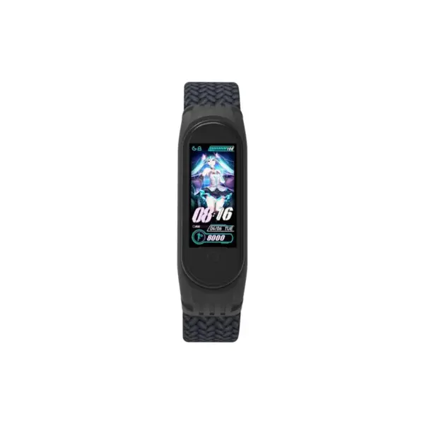 Ремінець до фітнес браслета Armorstandart Braided Solo Loop для Xiaomi Mi Band 4/5/6 Charcoal size L (ARM58759)
