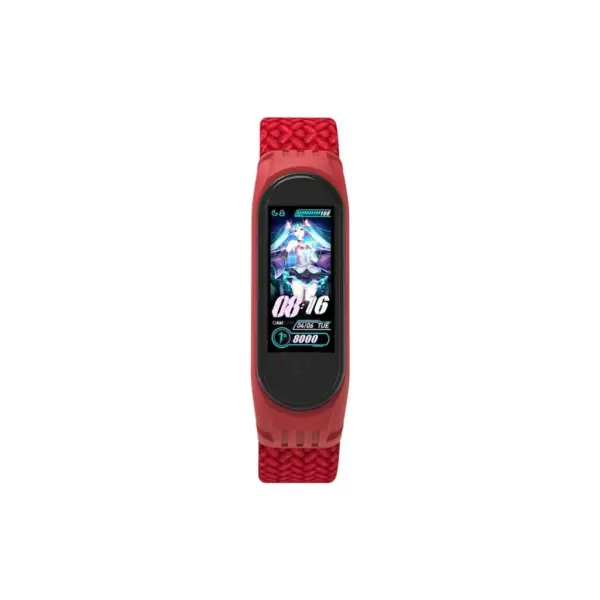 Ремінець до фітнес браслета Armorstandart Braided Solo Loop для Xiaomi Mi Band 4/5/6 Red size L (ARM58762)