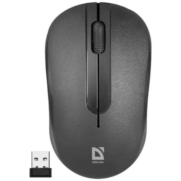 Мишка Defender Hit MM-495 Wireless Black (52495) Мишка Defender Hit MM-495 Wireless Black (52495)