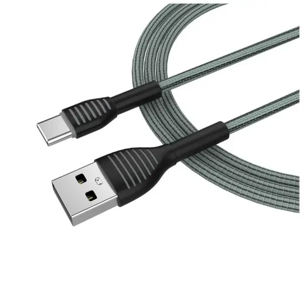 Дата кабель USB 2.0 AM to USB-C 1.0m ColorWay (CW-CBUC041-GR)