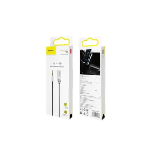 Bluetooth трансмітер Baseus Bluetooth Audio Adapter AUX/USB with mic (CABA01-01) Black (CABA01-01) Bluetooth трансмітер Baseus Bluetooth Audio Adapter AUX/USB with mic (CABA01-01) Black (CABA01-01)
