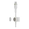 Дата кабель USB-C to Lightning 1.0m BRAIDED SILICONE white Belkin (CAA011BT1MWH) Дата кабель USB-C to Lightning 1.0m BRAIDED SILICONE white Belkin (CAA011BT1MWH)