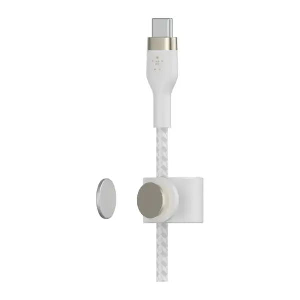 Дата кабель USB-C to Lightning 1.0m BRAIDED SILICONE white Belkin (CAA011BT1MWH) Дата кабель USB-C to Lightning 1.0m BRAIDED SILICONE white Belkin (CAA011BT1MWH)