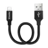Дата кабель USB 2.0 AM to Lightning 0.25m black ColorWay (CW-CBUL048-BK)