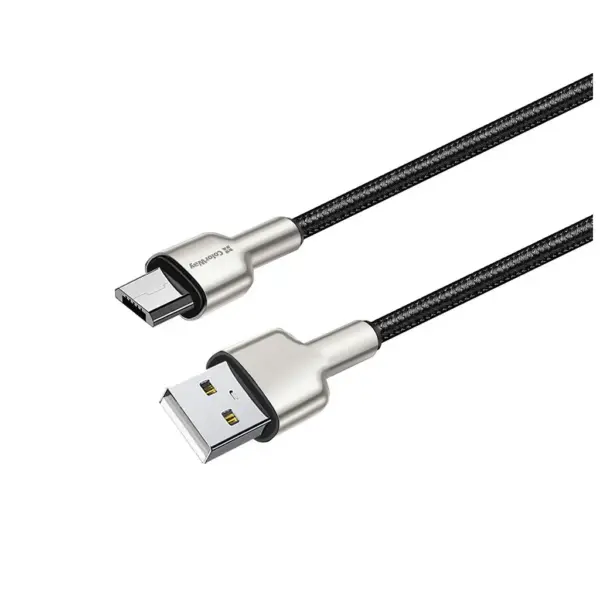 Дата кабель USB 2.0 AM to Micro 5P 1.0m head metal black ColorWay (CW-CBUM046-BK) Дата кабель USB 2.0 AM to Micro 5P 1.0m head metal black ColorWay (CW-CBUM046-BK)