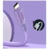 Дата кабель USB 2.0 AM to Micro 5P 1.0m soft silicone violet ColorWay (CW-CBUM044-PU)