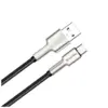 Дата кабель USB 2.0 AM to USB-C 1.0m head metal black ColorWay (CW-CBUC046-BK)