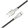 Дата кабель USB 2.0 AM to USB-C 1.0m head metal black ColorWay (CW-CBUC046-BK)