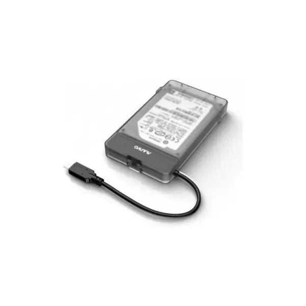Кишеня зовнішня Maiwo USB3.1 GEN1 TypeC to HDD 2,5" SATA/SSD black (K104G2 black)