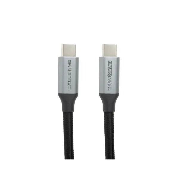 Дата кабель USB-C to USB-C 1.0m 10Gbps, 100W, 20V/ 5A, 4K/ 60HZ USB3.1 PowerPlant (CA913312) Дата кабель USB-C to USB-C 1.0m 10Gbps, 100W, 20V/ 5A, 4K/ 60HZ USB3.1 PowerPlant (CA913312)