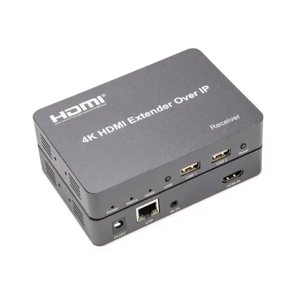 Адаптер HDMI extender 150m HDMI 4K/30hz CAT5E/6 PowerPlant (CA912957)