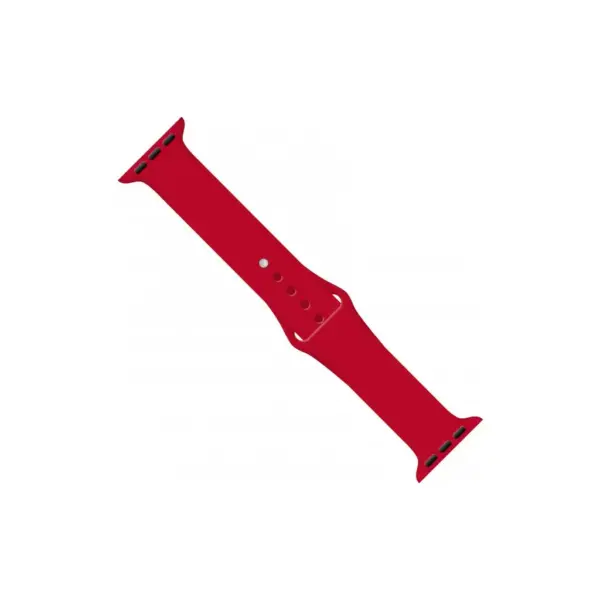 Ремінець до смарт-годинника Intaleo Silicone для Apple Watch 38/40 mm red (1283126494321) Ремінець до смарт-годинника Intaleo Silicone для Apple Watch 38/40 mm red (1283126494321)