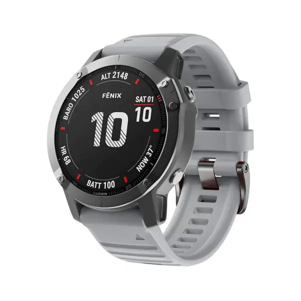 Ремінець до смарт-годинника Armorstandart Silicone 22mm для Garmin Fenix 5/6 Grey (ARM60797) Ремінець до смарт-годинника Armorstandart Silicone 22mm для Garmin Fenix 5/6 Grey (ARM60797)
