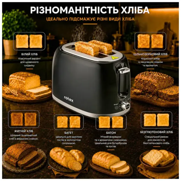 Тостер Rotex RTM150-B