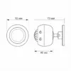 Датчик руху Videx 220V 1200W інфрачервоний (VL-SPS27W)