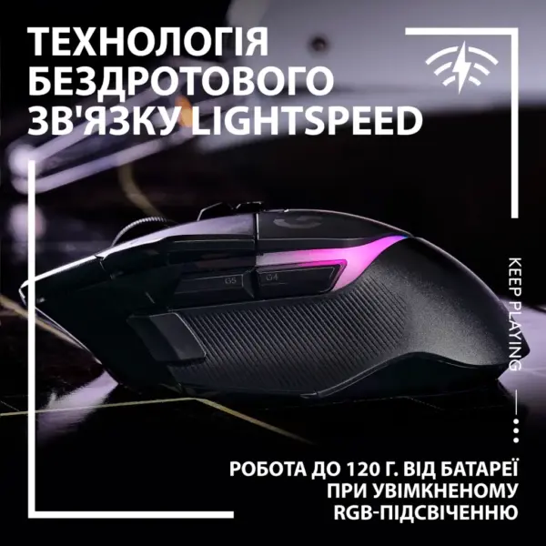 Мишка Logitech G502 X Plus Wireless Black (910-006162) Мишка Logitech G502 X Plus Wireless Black (910-006162)