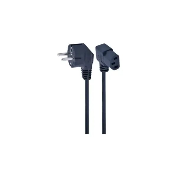 Кабель живлення C13 1.5m 90° corner Cablexpert (PC-186A-VDE1B-1.5M)