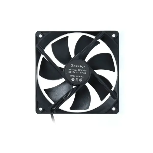 Кулер до корпусу Zezzio ZF-P120 2pin Кулер до корпусу Zezzio ZF-P120 2pin