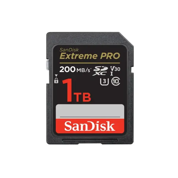 Карта пам'яті SanDisk 1TB SD class 10 UHS-I U3 V30 Extreme PRO (SDSDXXD-1T00-GN4IN) Карта пам'яті SanDisk 1TB SD class 10 UHS-I U3 V30 Extreme PRO (SDSDXXD-1T00-GN4IN)