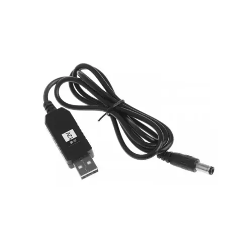 Кабель живлення USB to DC 5.5x2.1mm 12V 1.0m XoKo (XK-DC512) Кабель живлення USB to DC 5.5x2.1mm 12V 1.0m XoKo (XK-DC512)