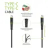 Дата кабель USB-C to USB-C 1.2m CBFLEXTT1 18W black Intaleo (1283126504082) Дата кабель USB-C to USB-C 1.2m CBFLEXTT1 18W black Intaleo (1283126504082)