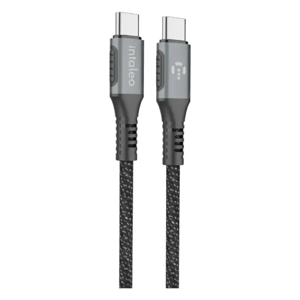 Дата кабель USB-C to USB-C 1.2m CBGPD60WTT1 60W grey Intaleo (1283126518096) Дата кабель USB-C to USB-C 1.2m CBGPD60WTT1 60W grey Intaleo (1283126518096)