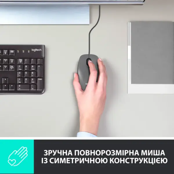 Мишка Logitech M100 USB Black (910-006652) Мишка Logitech M100 USB Black (910-006652)