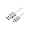 Дата кабель USB 2.0 AM to Micro 5P 2.0m US290 3A 18W Nickel Plating White Ugreen (60153) Дата кабель USB 2.0 AM to Micro 5P 2.0m US290 3A 18W Nickel Plating White Ugreen (60153)