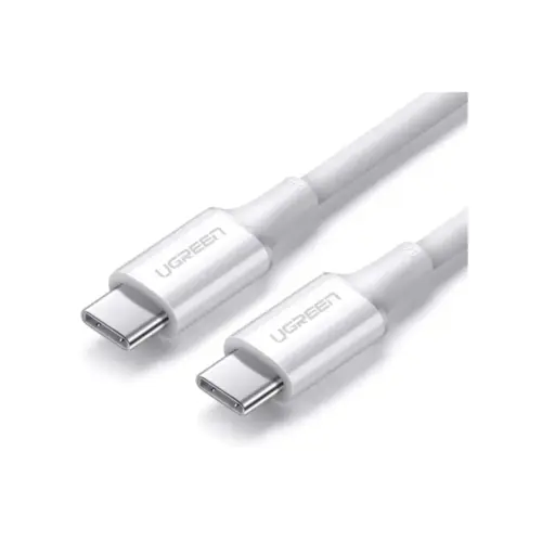 Дата кабель USB-C to USB-C 2.0m US300 20V/5A 100W White Ugreen (60552) Дата кабель USB-C to USB-C 2.0m US300 20V/5A 100W White Ugreen (60552)