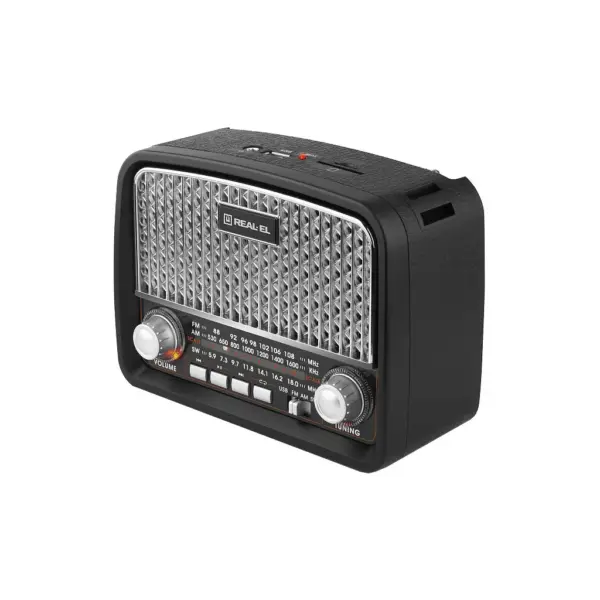 Портативний радіоприймач REAL-EL X-520 Black (EL121800006) Портативний радіоприймач REAL-EL X-520 Black (EL121800006)